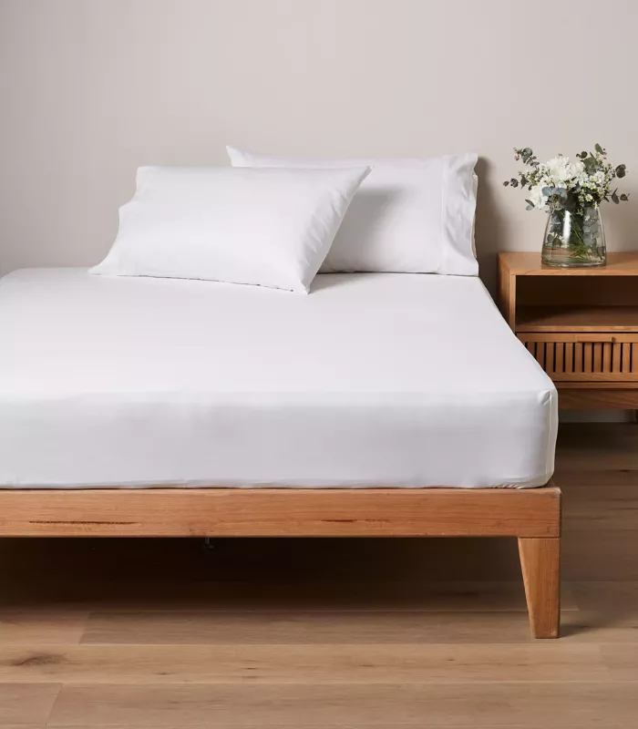 Cearșaf cu elastic hotelier bumbac Percale Premium 160×200