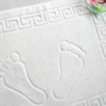 Covoras baie 50x70cm bumbac pakistanez 750 gr/mp Greek Border