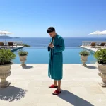 Halat Hotelier Frotir Bumbac Pakistanez, unisex - S-M , Mint green