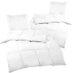 Pachet Luxury Single: Pilotă 140x200 puf și pană de gâscă + o pernă 50x70cm