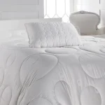 Perna bumbac satinat 50x70 Cotton Box Alb