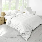 Pilota Alcam 180x200cm Damasc White Line Bumbac 300g/mp