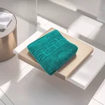 Prosop de Lux 50×90cm 100% Bumbac Pieptanat 650 g/mp-Green Dark