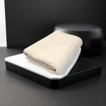 Prosop de Lux 70×130cm 100% Bumbac Pieptanat 650 g/mp-Ivory