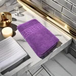 Prosop de Lux 70×130cm 100% Bumbac Pieptanat 650 g/mp-Mov