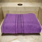 Prosop Pufos de Lux 50×90cm, 100% Bumbac Pieptanat, Zero Twist, 600 g/mp-Mov