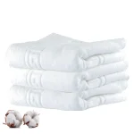 Set 3 Prosoape hoteliere 50x90cm bumbac pakistanez 480 g/mp greek border