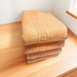 Set 4 Prosoape de Lux 50×90cm 100% Bumbac Pieptanat 650 g/mp-Peach