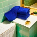 Set 4 Prosoape de Lux 50×90cm 100% Bumbac Pieptanat 650 g/mp-Royal Blue