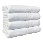 Set 4 Prosoape luxury 50x90cm bumbac pakistanez 620g/m² greek border