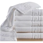 Set 54 Prosoape hoteliere 50x90cm bumbac pakistanez 480 g/mp greek border