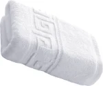 Prosop hotelier 50x90cm bumbac pakistanez 500 g/mp greek border - imagine 4