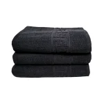 Set 3 Prosoape 70×130 cm Bumbac 500 gr/mp Greek Border Negru - imagine 2