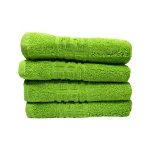 Set 4 Prosoape 50x90 cm Bumbac 500 gr/mp Greek Border Green Anwar - imagine 2