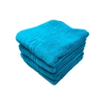 Set 4 Prosoape 50x90 cm Bumbac 500 gr/mp Greek Border Turcoaz