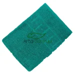 Prosop Bumbac 30×50cm Greek Border Green Dark  500 gr/mp