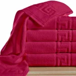 Prosop Plaja Bumbac 500g PRG513 Red 80x160 cm - imagine 2