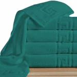 Prosop Plaja Bumbac 500g PRG513 Green Dark 80x160 cm - imagine 2