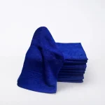 Set 10 Prosoape Bumbac Pieptanat, 30×50cm, 500gr/mp, Greek Border - Royal Blue - imagine 2
