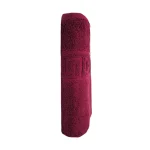 Prosop Bumbac 70×130cm 550 gr/mp Greek Border Burgundy - imagine 3