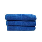 Set 3 Prosoape Bumbac 70×130cm 550 gr/mp Greek Border Royal Blue